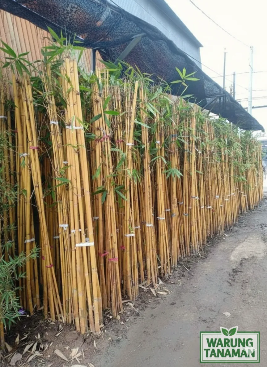 lapak pohon bambu kuning